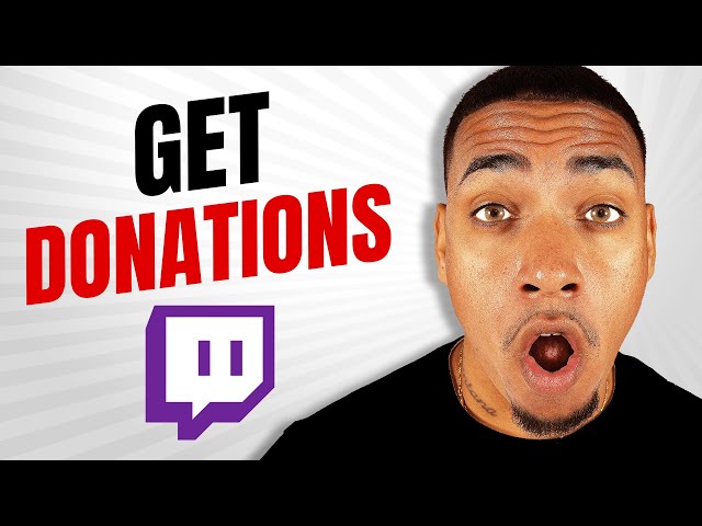 How to Setup Twitch Donations