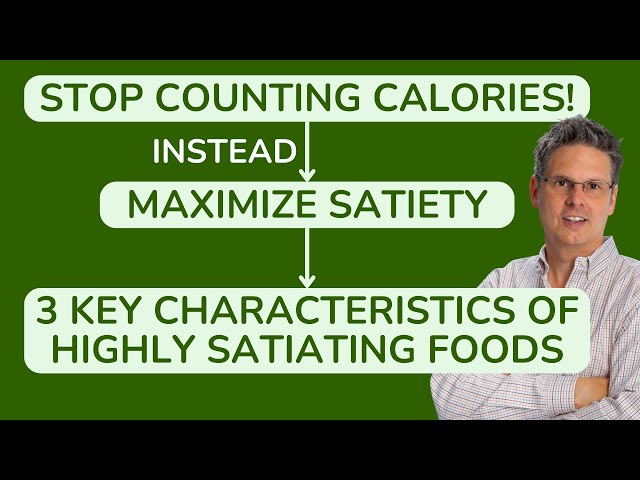 Keys to a Healthy Body Weight: Maximize Satiety per Calorie