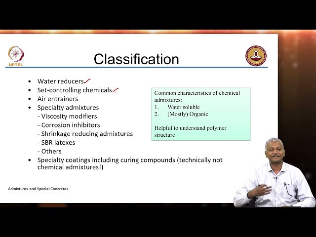 Chemical Admixtures: Introduction