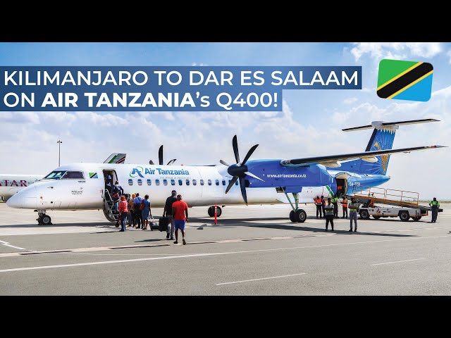 TRIPREPORT | Air Tanzania (ECONOMY) | Kilimanjaro - Dar Es Salaam | De Havilland Dash 8 Q400