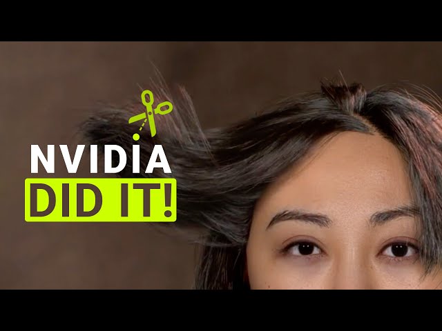 NVIDIA Is Simulating 100,000 Hair Strands!