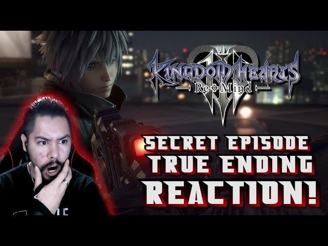 Kingdom Hearts 3 ReMind Secret Episode TRUE Ending REACTION!