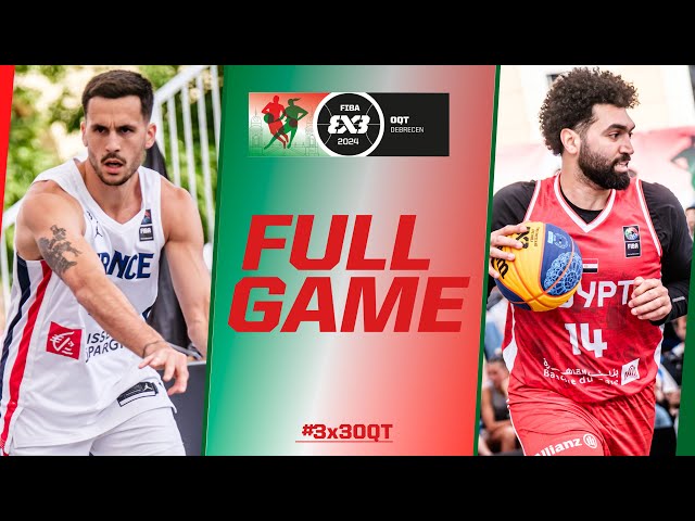 France 🇫🇷 vs Egypt 🇪🇬 | Men Full Game | FIBA #3x3OQT 2024 | 3x3 Basketball