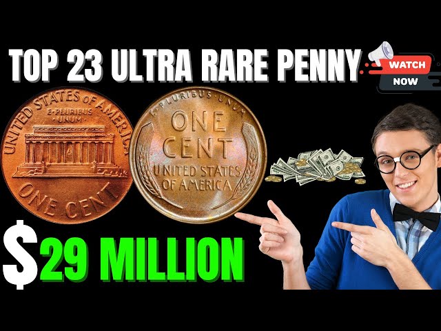 Top 23 Ultra Rare Penny Coins Worth A Lot Of Money! Pennies Worth Money