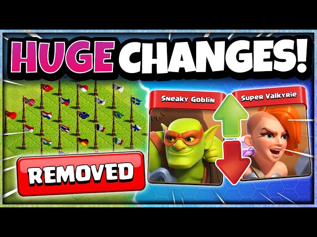 NATIONAL FLAGS REMOVED! Clash of Clans June Update 2022