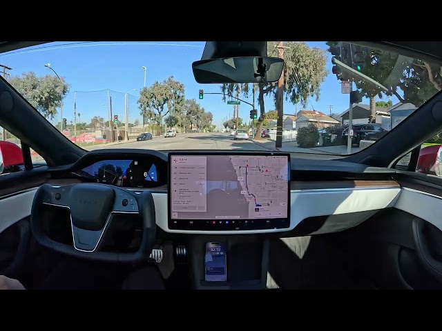 Timelapse: 93 Minute / 34 Mile Zero Takeover Drive on Tesla Full Self-Driving Beta 11.4.9!