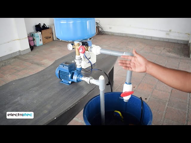 Bombeo de agua con TANQUE HIDRONEUMATICO || FUNCIONAMIENTO
