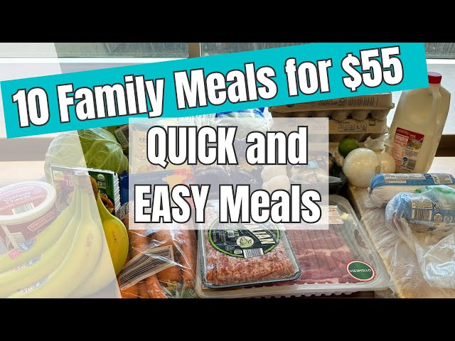30-Minute Meals | 50 Meals for $55 | FAST and EASY Meals