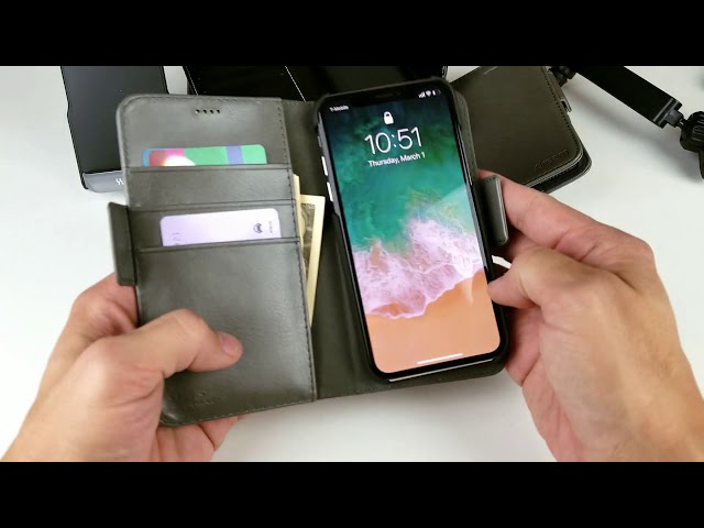 iPhone X: DREEM Wallet Case w/ Detachable Magnetic Slim Case Review
