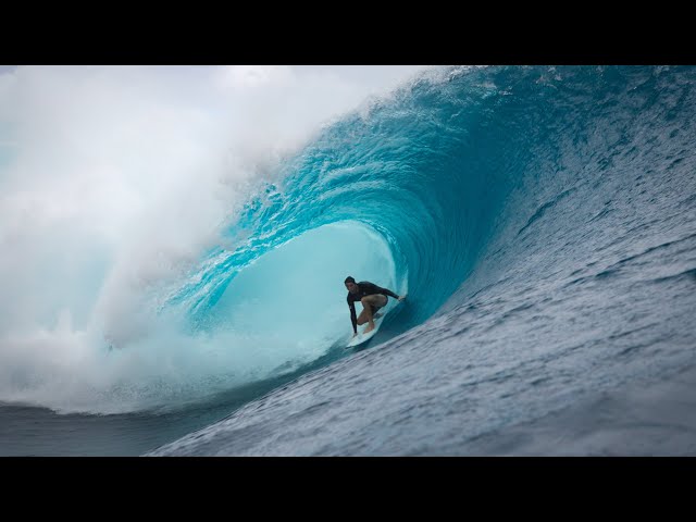 SURFING BIG TEAHUPO'O ALONE FOR 2 HOURS !! | TAHITI