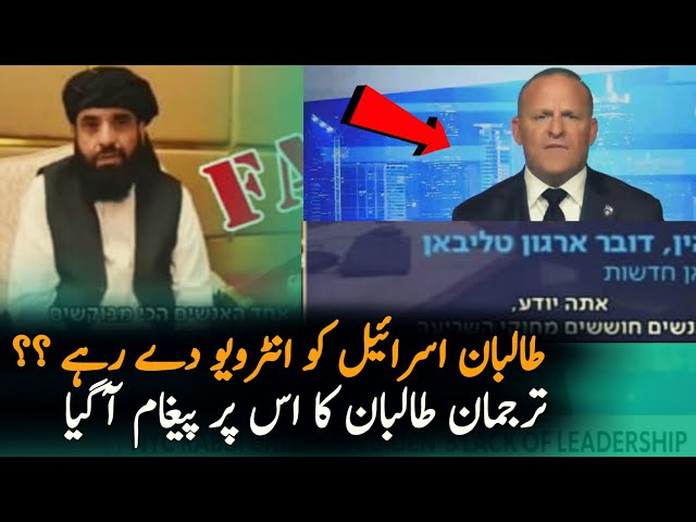 Is Sohail Shaheen Give Interview To Israel media | Kabul | Technology | Pakistan Afghanistan News
