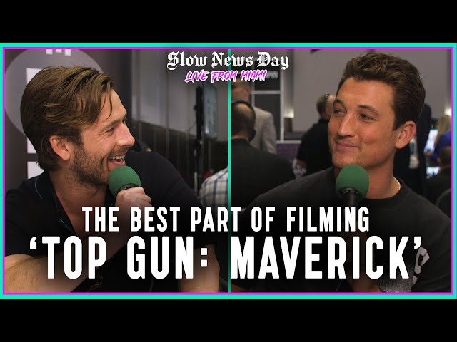 Miles Teller and Glen Powell of 'Top Gun: Maverick' Fix the Cowboys and Eagles | Slow News Day