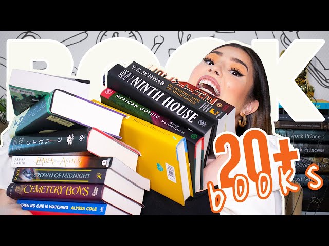 a chaotic 20+ book haul because i love being broke