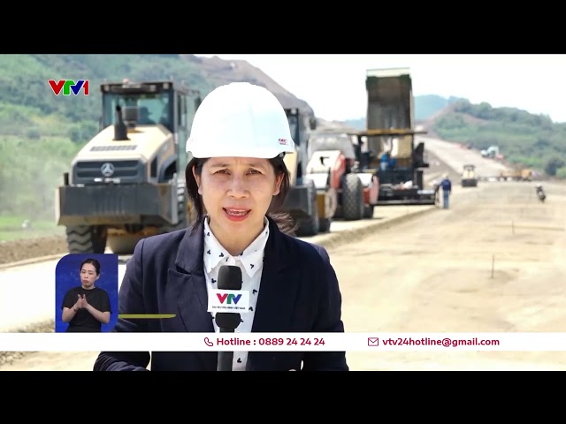 Thi công cao tốc Bắc - Nam xuyên lễ | VTV24