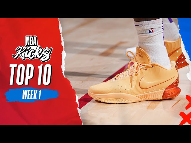 Top 10 NBA Sneakers - #NBAKicks | Week 1