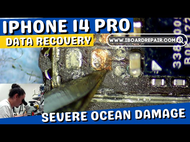 Recovering Data from an Ocean Damaged iPhone 14 Pro (for a celebrity!)