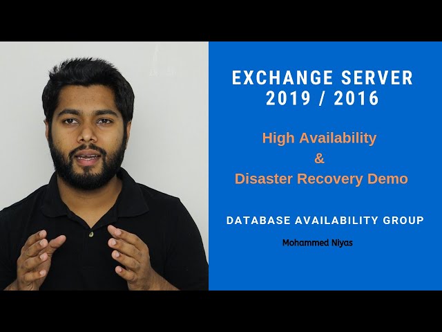 How to Configure DAG in Exchange Server 2019 / 2016 - High availability and Disaster Recovery Demo