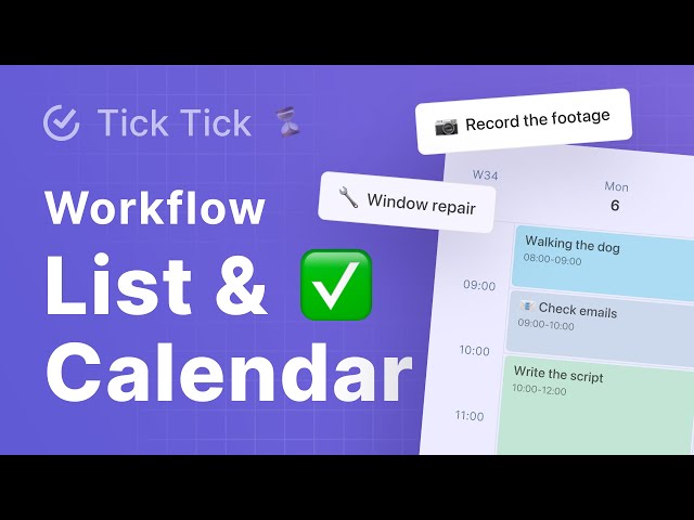 TickTick Tutorial — Effective Management Systems and Hacks for Weekly & Daily Planning