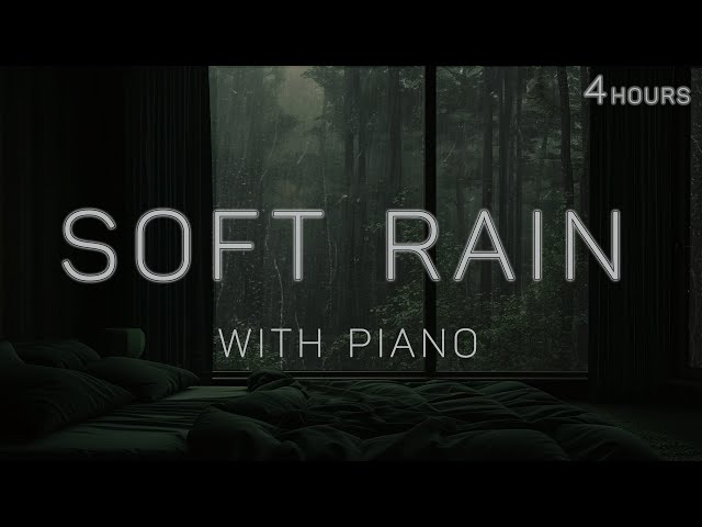 Rain Sounds for Sleeping - Stress Relief Music, Stop Overthinking, Fall into Sleep & Rain Sounds