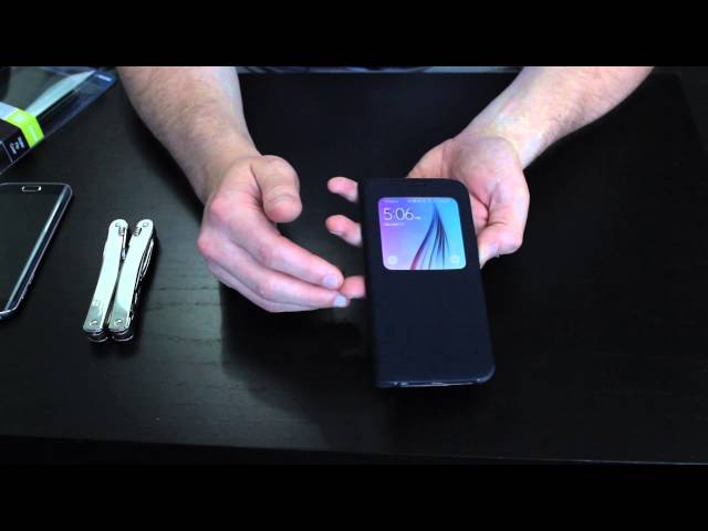 Samsung Official S-View Case for Galaxy S6 Unboxing