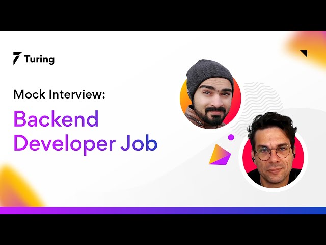 Backend Developer Mock Interview | Interview Questions for Senior Backend Developers