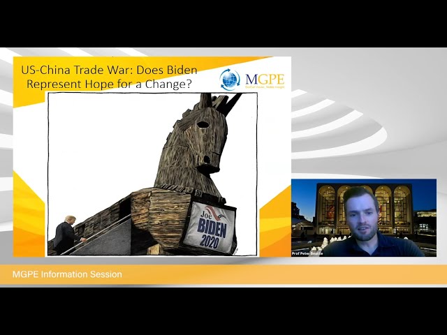 Prof Peter BEATTIE - US-China Trade War: Does Biden Represent Hope for a Change?