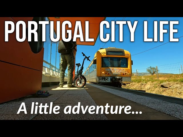 Exploring the city of Castelo Branco | DYU D3F Ebike | PORTUGAL CITY LIFE