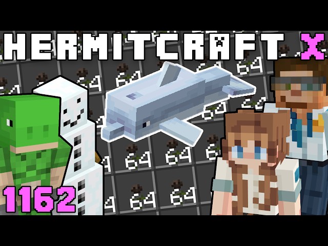Hermitcraft X 1162 Dolphins Can Fly & Wither Rose Farm