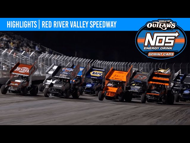 World of Outlaws NOS Energy Drink Sprint Cars Red River Valley Speedway August 21, 2021 | HIGHLIGHTS