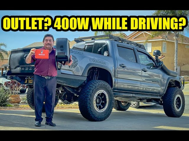 How To Install Outlet Inside Your Toyota Tacoma - 400W In Motion | This Should've Came Factory!