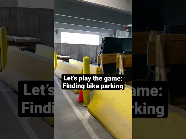 Biking parking is bike infrastructure