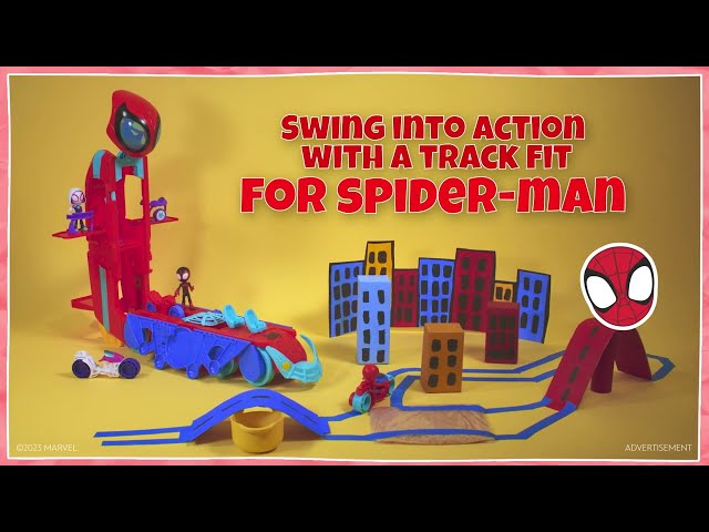 DIY Make a Cardboard City with Spidey and His Amazing Friends | Disney Kids #ADVERT