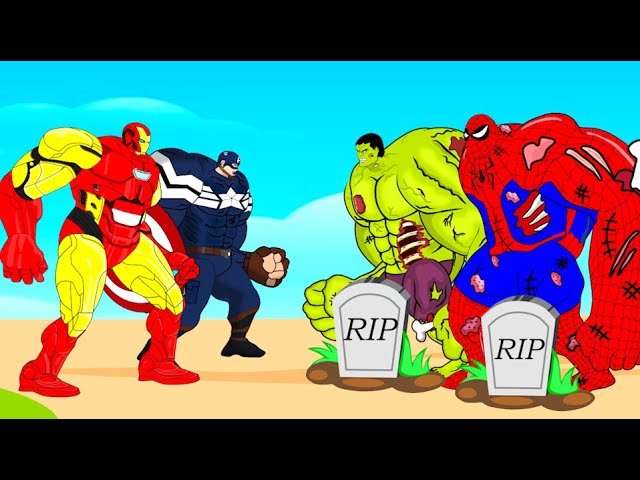 Evolution of HULK ZOMBIE, SPIDER-MAN Vs IRON-MAN, CAPTAIN-AMERICA : Who Is The King Of Super Heroes?