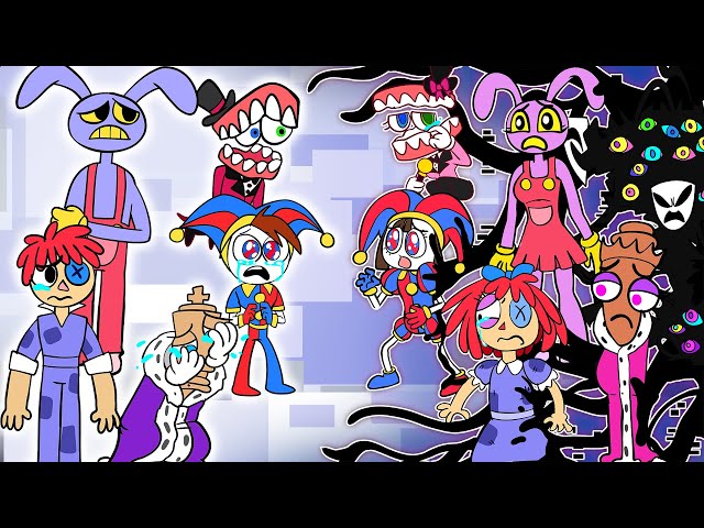 The Amazing Digital Circus, But They're GIRLS !?  Animation - FNF Speedpaint.
