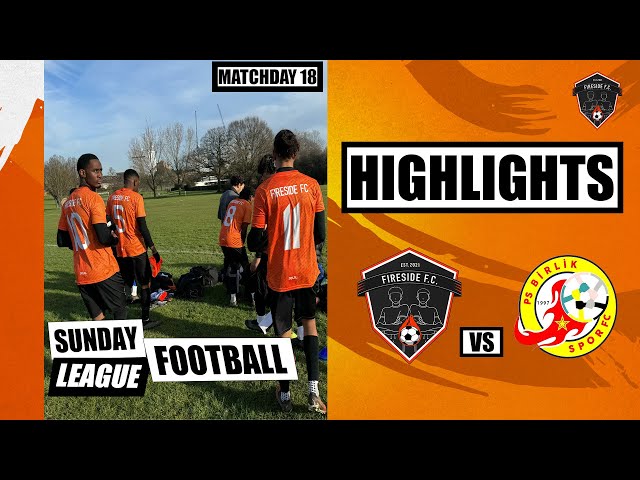 GOALS GOALREEE ⚽️🔥 | Sunday League Football | Fireside FC vs PS Birlik Spor