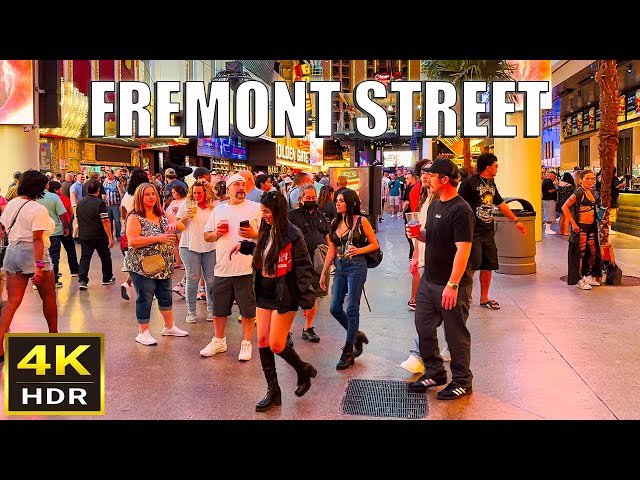 Fremont Street Las Vegas Friday Night Walk - September 2023
