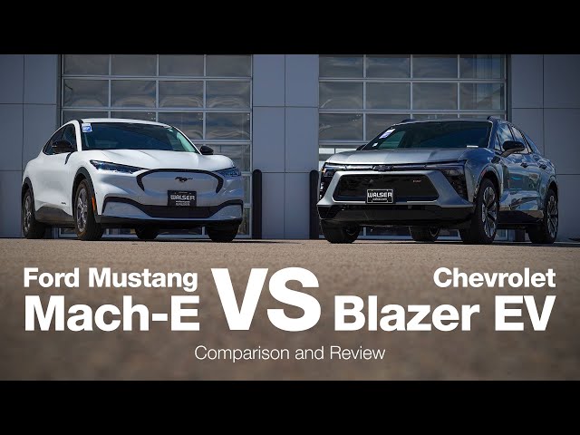 2024 Chevrolet Blazer EV vs Ford Mustang Mach-E | EV Comparison
