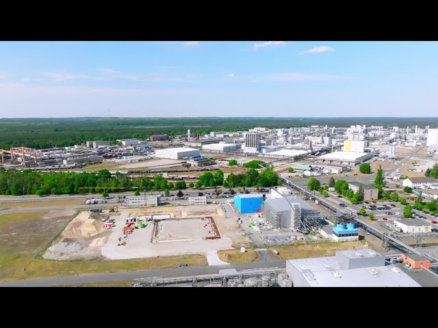 Battery recycling plant for black mass production at BASF’s Schwarzheide site, Germany