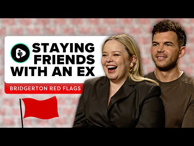 "THAT'S A BIG RED FLAG!" 😂 Bridgerton Stars Nicola Coughlan & Luke Newton's Red Flags| Bridgerton S3