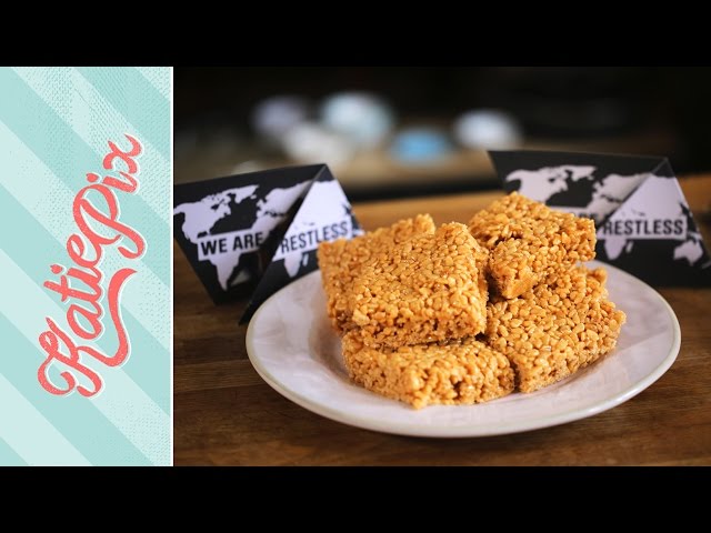 Quick Marshmallow Rice Krispies Squares Recipe | Charity Bake Sale Special | Katie Pix