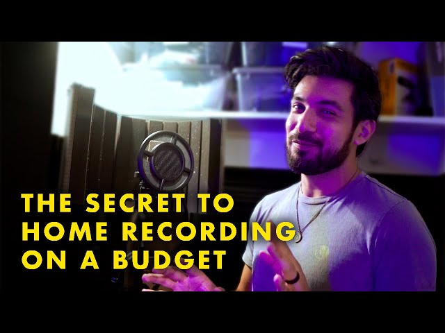 How to get studio quality recordings at home