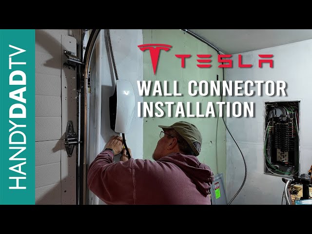 Tesla Wall Connector Installation with MC cable