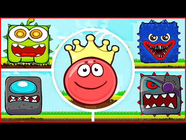 Red Ball 4 with mod for Om Nom Stories.All Levels.Красный шарик с модом на ам ням