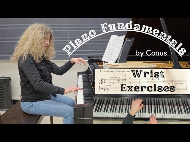Fundamentals of Piano Playing. Wrist Exercises. Conus, pp. 15-17