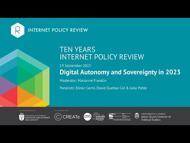 Digital Autonomy and Sovereignty in 2023