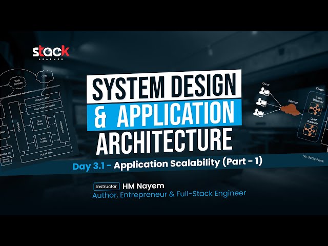 Day 3 - Part 1: Application Scalability | System Design and Application Architecture Workshop