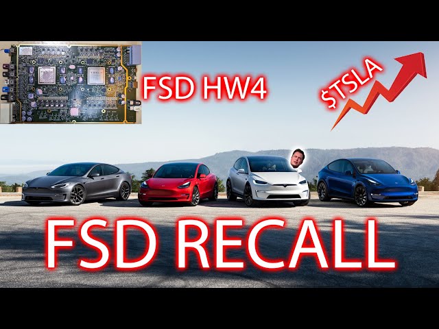 FSD Recall, NEW FSD HW4, $TSLA Stock Doubles! Weekly Tesla News Update.