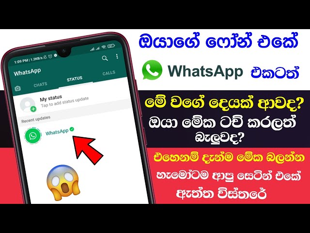 WhatsApp Latest Update - Nimesh Academy Sinhala