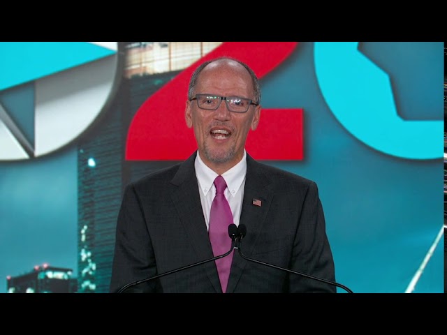 Chairman Tom Perez at the Democratic National Convention