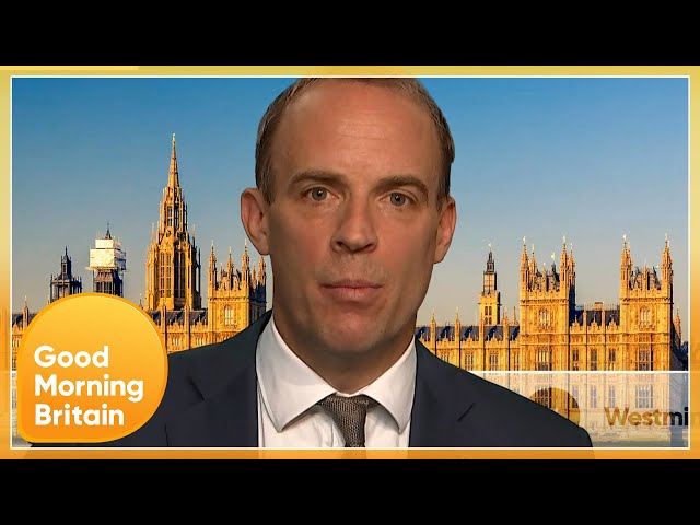 Dominic Raab Is Challenged On Opening Foreign Borders & No Isolation for Double Jabbed | GMB